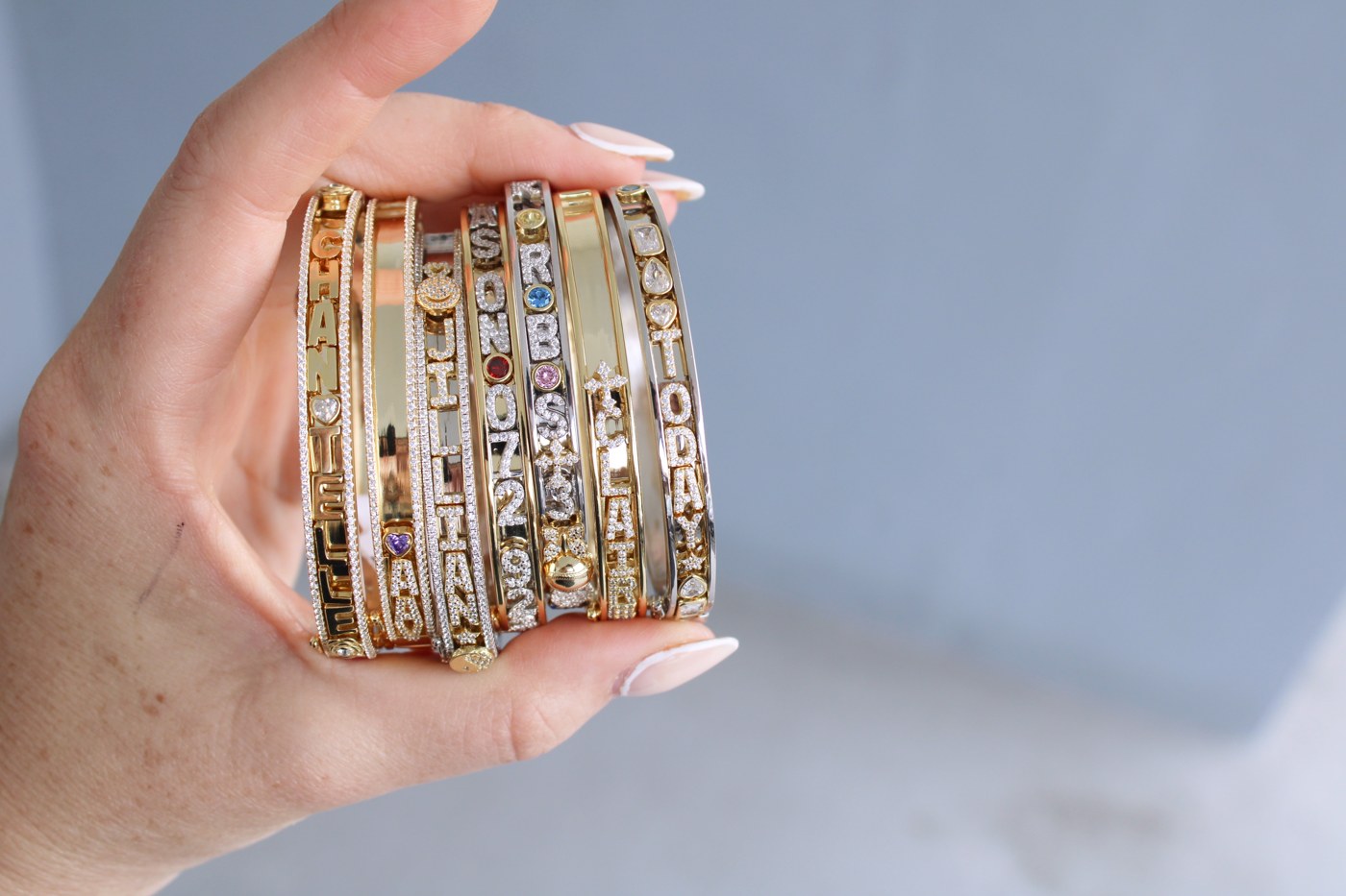 EPF Jewelry custom jewelry and bracelets worn together
